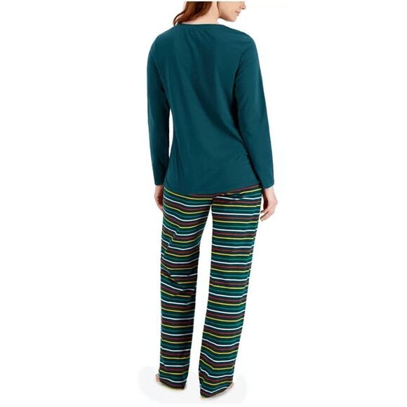 Macy’s Family PJs NWT size L Christmas Pajama Set - Picture 2 of 4